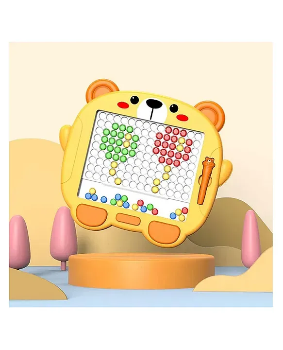 BitFeex Magnetic Drawing Board with Pen and Pattern Book Dots Board - Image 2