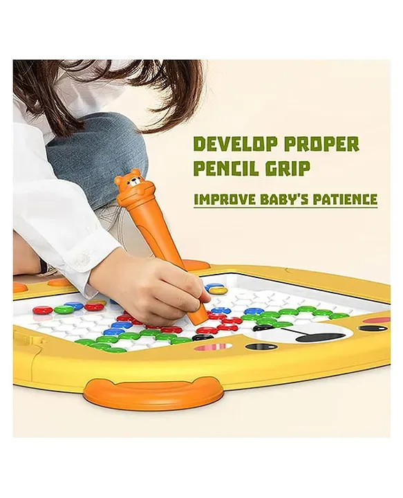 BitFeex Magnetic Drawing Board with Pen and Pattern Book Dots Board - Image 3