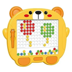 BitFeex Magnetic Drawing Board with Pen and Pattern Book Dots Board