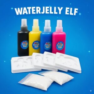 Magic Water Jelly Clay (4 Pieces) | Transformative 3D Art Experience | With Corrugated Box