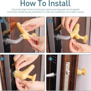 Door Handle Protector with Suction Cup – Baby Safety Anti-Collision Guard (2 pieces)